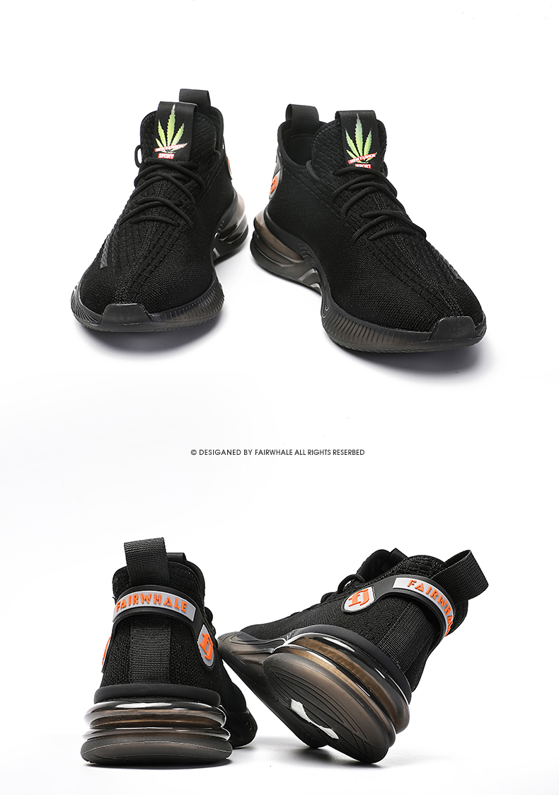 马克华菲 男士 爆米花+真透吸膜大底 飞织椰子鞋 图7