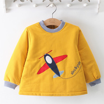 Baby cotton overcoat baby jacket jacket boy cotton thick apron small airplane child anti-dressing winter
