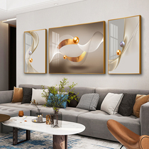 Nordic living room decorative painting triple painting sofa background wall hanging painting modern simple light luxury murals restaurant wall painting