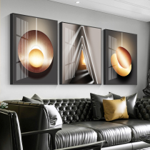 Modern minimalist living room decoration painting sofa background wall painting triple painting Dream Melody abstract hanging painting restaurant mural