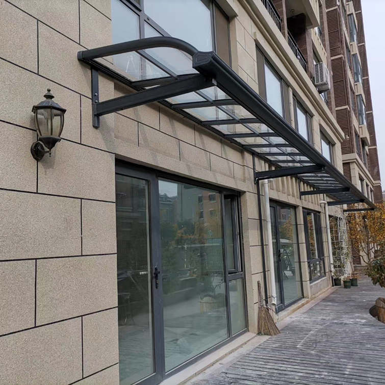 Aluminum Alloy Canopy Rain Cover Outdoor Balcony Awning Courtyard Endurance Board Rainproof Shed Door Door Canopy