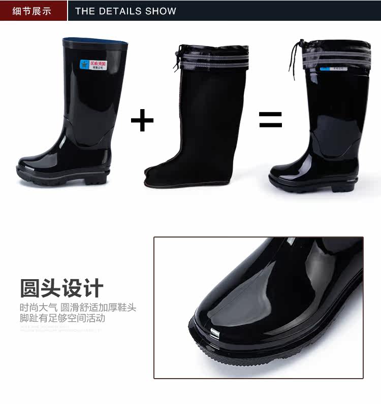 Chaussures - bottes caoutchouc homme pour hiver - semelle tendon - Ref 960316 Image 14