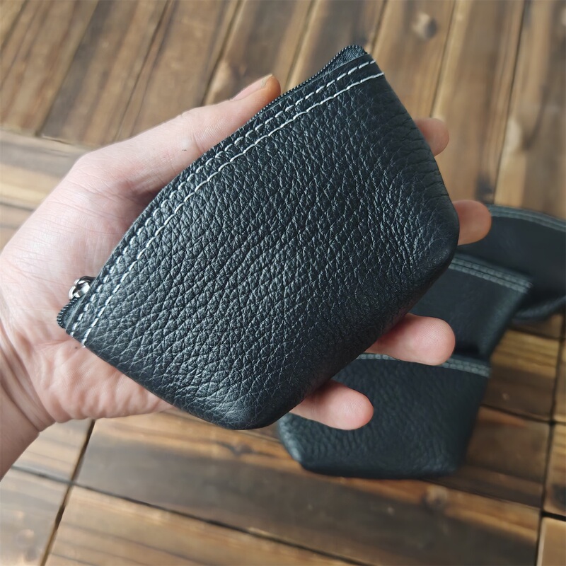 Clearance of Women's Mini Zipper Wallets Made of Genuine First-Layer Cowhide Leather for Foreign Trade Export, Hand-Held Clutch Card Holder Clearance of Women's Mini Zipper Wallets Made of Genuine First-Layer Cowhide Leather for Foreign Trade Export, Hand-Held Clutch Card Holder