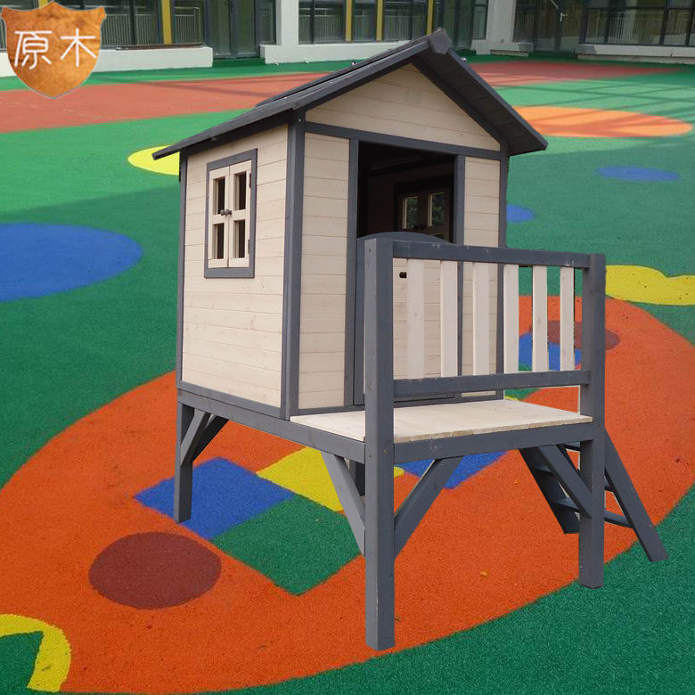 Children's wooden game house Game room Toy house Outdoor scenic area Wooden house Environmental protection wooden house Kindergarten play wooden house