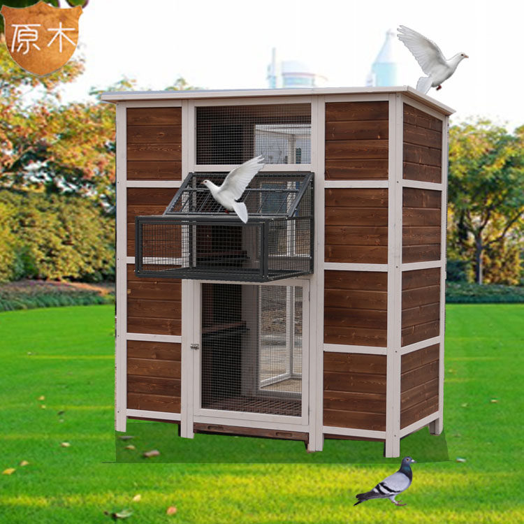 [USD 629.81] Outdoor Large Wooden Pigeon Houses Pigeon Houses Breeding