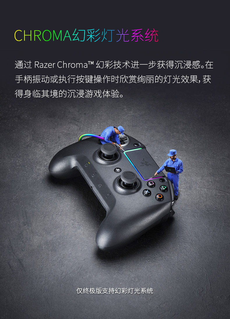 Razer / Razer Beast Athletics Ultimate Edition PS4 Máy tính PC Bluetooth không dây USB Hồng Pha lê có dây - Người điều khiển trò chơi tay cầm chơi game pubg