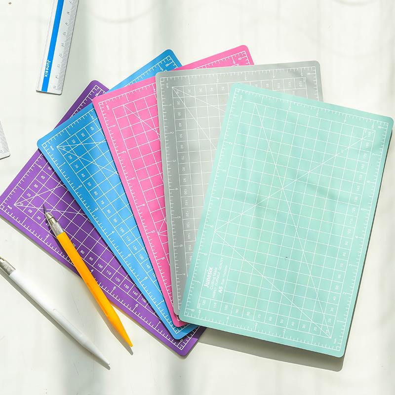 A5 cutting base plate pen knife steel ruler sleeve swivel hand ledger knife manual base plate special double panel hand ledger pvc soft table