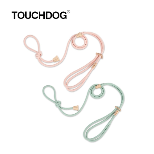 TouchDog, у него есть питомец с подтяжкой для собак, интегрированный круглый веревка -цепь собаки -стиль грудь спины с.