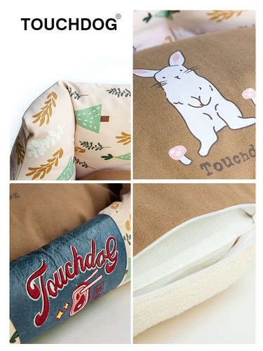 Touchdog Teddy Dog's Nest Four -Seasons Universal Cat Gnes