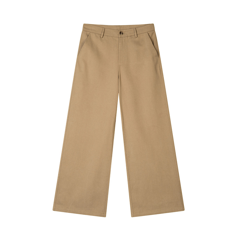 Lostmyself Versatile Wrinkle-Resistant Khaki Loose Straight-Leg Cargo Pants Casual Pants Unisex Lostmyself Versatile Wrinkle-Resistant Khaki Loose Straight-Leg Cargo Pants Casual Pants Unisex