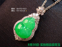August 30th-Real shot boutique jade Bingyang green gourd a gourd Mingcui Mingcui zangfuan fat doodle one