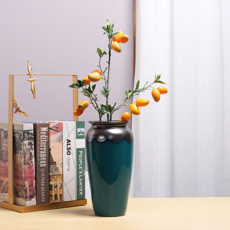 Ceramic floret bottle contracted sitting room of hydroponic flower arranging aquatic flowers retro Nordic creative household adornment furnishing articles