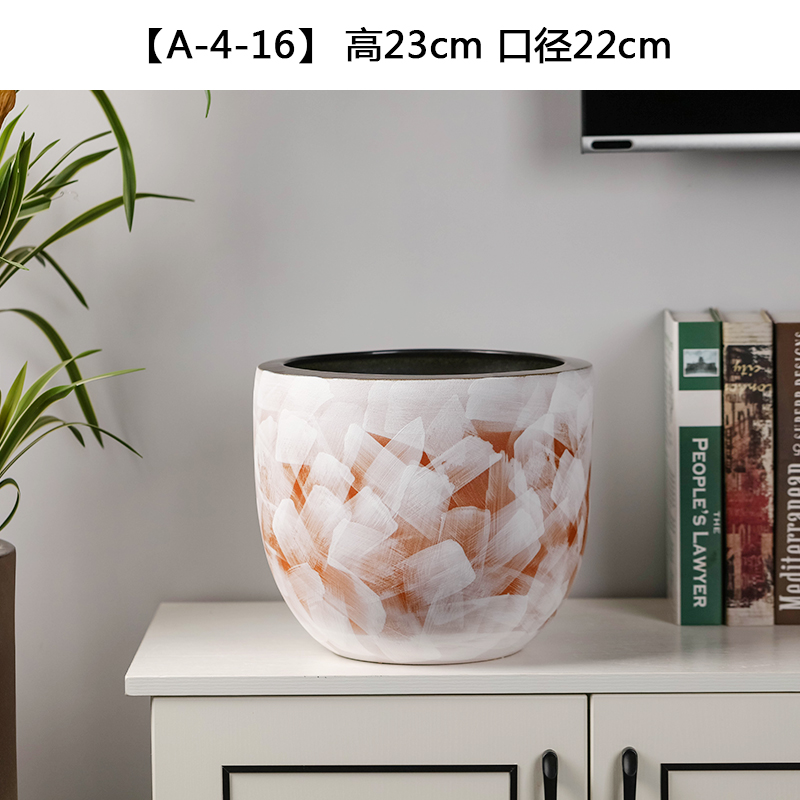 Contracted into dry vase of jingdezhen ceramics trumpet furnishing articles northern wind restoring ancient ways is the sitting room the desktop home decoration