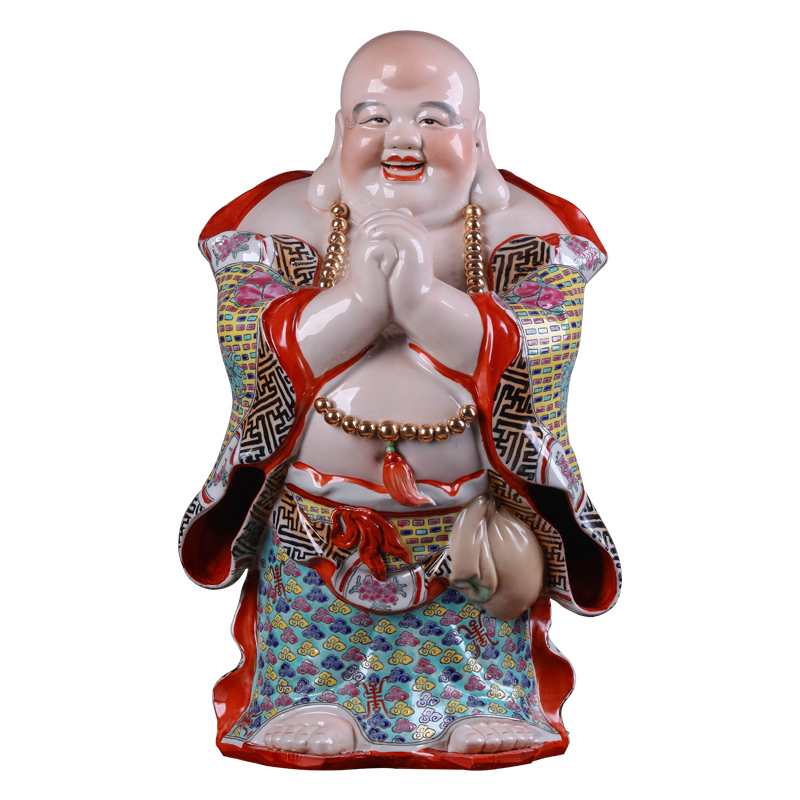 Jingdezhen ceramics from manual its maitreya furnishing articles home sitting room office store opening gifts
