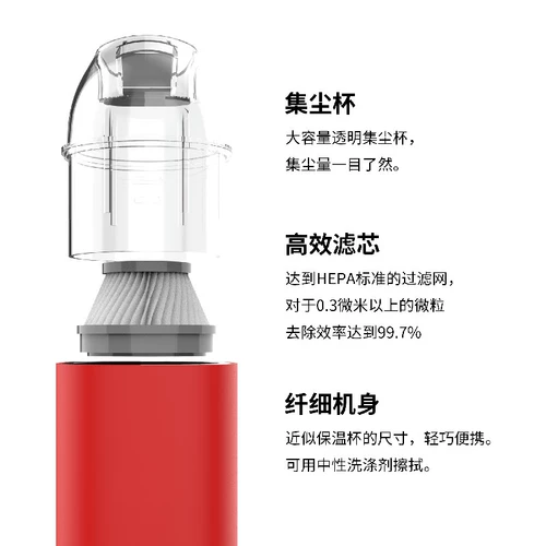 Январь Xiaoxue Dispai HC-V Портативный универсальный беспроводной пылесос Ручной настольный пылесос для очистки мусора