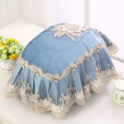 New high-end European-style rice cooker cover dust cover Household printer bed head cabinet cover Towel lace embroidery cover