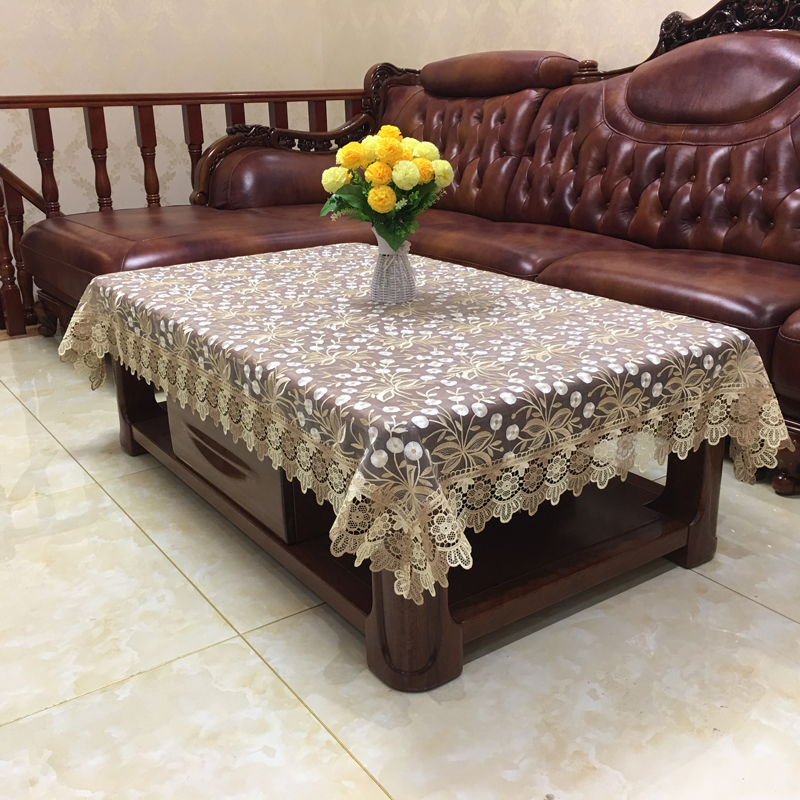 Khăn trải bàn thêu hai màu Khăn trải bàn bằng vải ren Châu Âu vải vải vải đầu giường bàn sợi thủy tinh tròn bàn nhỏ khăn trải bàn - Khăn trải bàn khăn trải bàn vuông đẹp