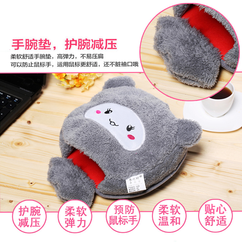Computer Office Desktop Oversized Heating Slip Rat Mat Fever Warm Table Mat Desk Warm Flashlight Hot Table Mat Customizable