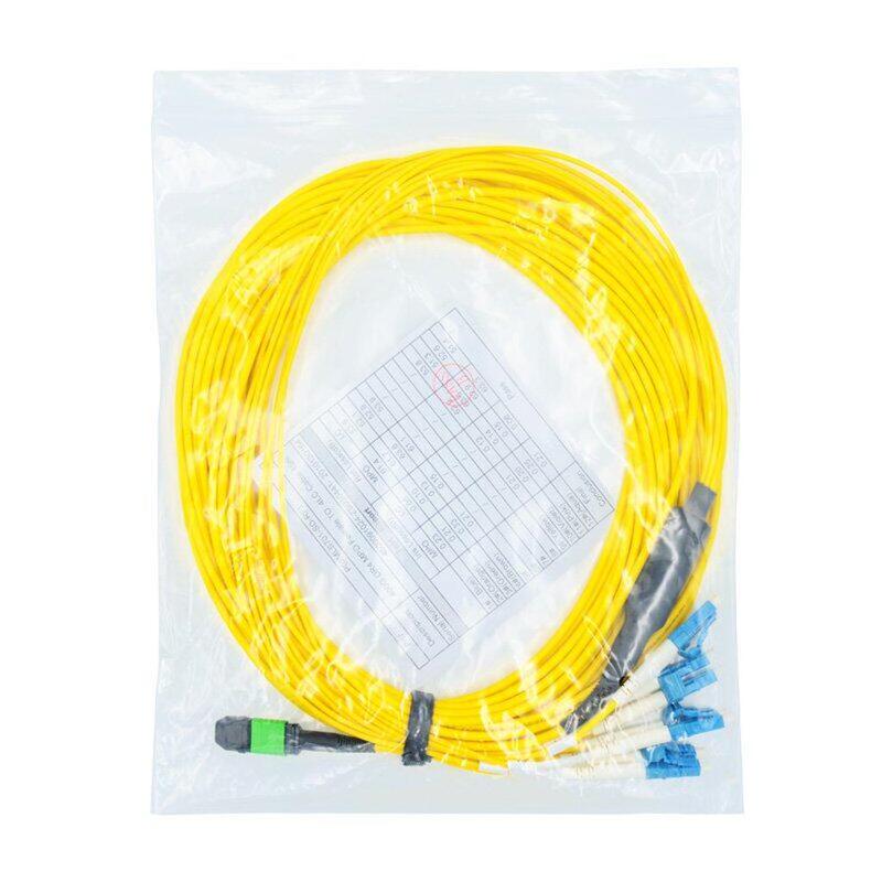 Negotiable Price: 3m Single-Mode 8-Core Mpo to 4-Group Lc Fiber Optic Patch Cords.