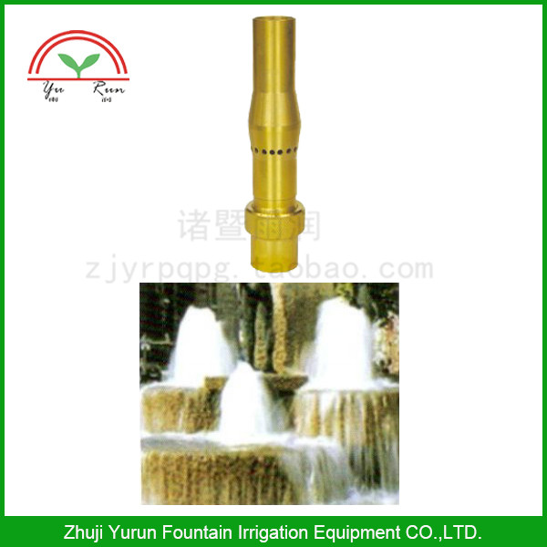 Copper Multi-branch foam fountain nozzle Multi-spec Aerated Spray Head Music Control Acoustic Control Fountain Water Spray