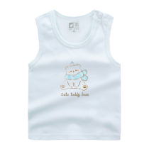 Baby clothes Baby spring and autumn sleeveless class A 3 months~2 years old baby vest sleeveless cotton breathable vest