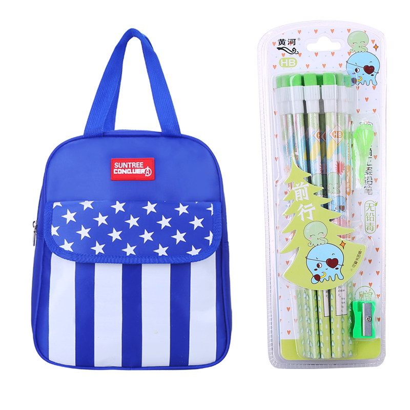 Yellow Yellow River non-toxic triangular grip HB pencil children Primary school detonating flux for spring roll printing party