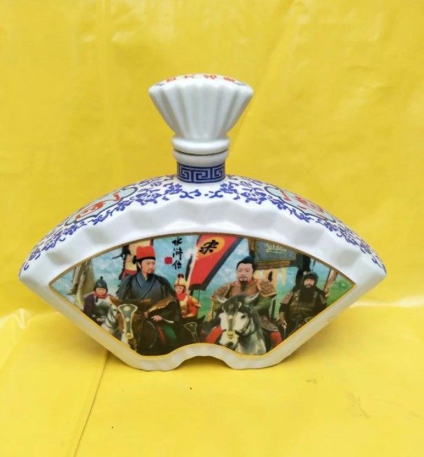 Wine Bottle Empty Bottle Collection Jingdezhen Ceramics Four Major Names of Water Margin Wine Bottle Collection Decoration Furnishing