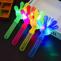 Large number of quality eco-friendly plastic dazzling luminous clapping hand slapping bar singing evenings atmosphere bassist other toys