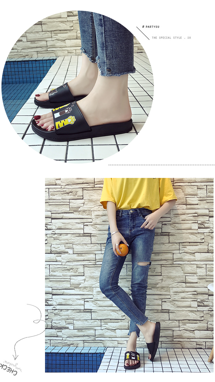 Thời trang hè 2018 nữ nhà ở nhà tắm trong nhà dép đi trong nhà tắm cho nữ giày sandal nữ