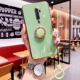 Reno 10 раз Zoom Version [avocado Green]*Креативный кронштейн часовых часов ★ Дайте полную стальную пленку с экраном+кольцевая пряжка