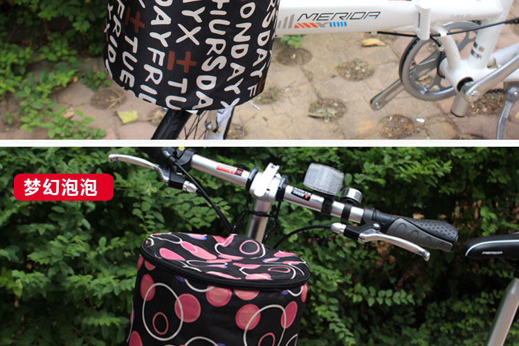 Panier pour vélo en toile - Ref 2256961 Image 44