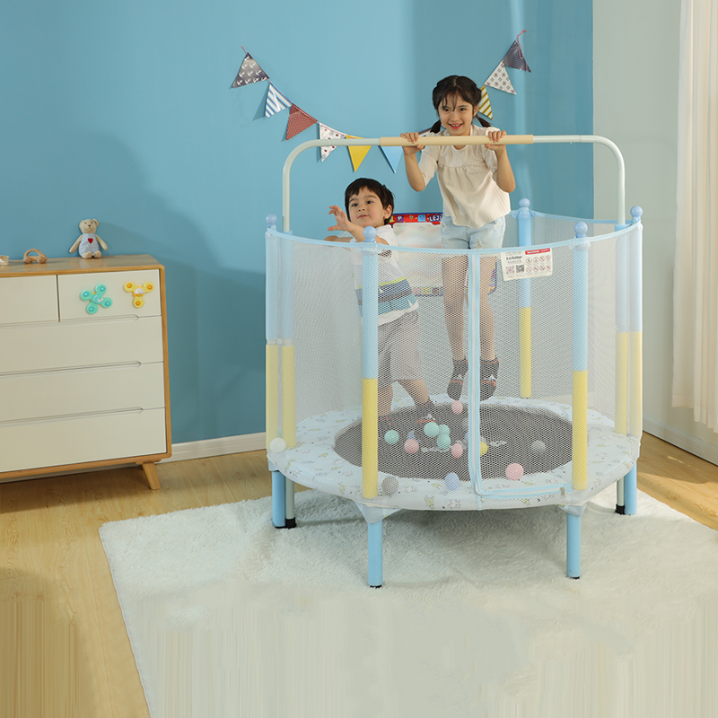 lejump American Music Jump Kids Trampoline Home Indoor Baby Trampoline Family Mute Toy Jump Jump