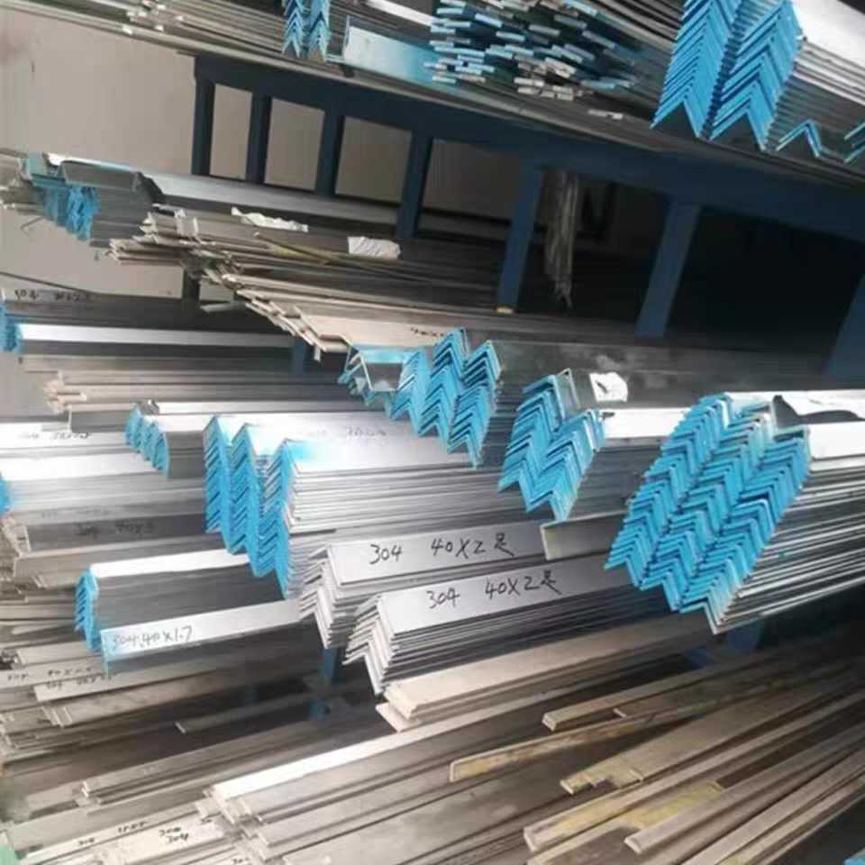 304316 stainless steel angle steel equal and unequal sides laser cutting hole welding processing and other projects