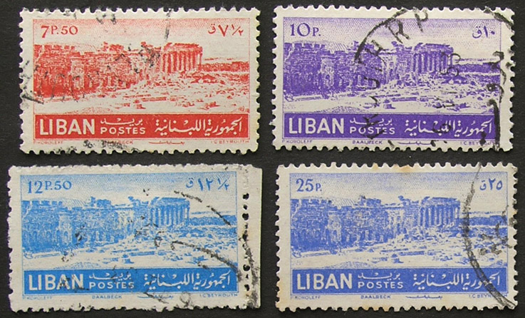 4 1952 ancient buildings-Balebeck Relic pins 4-Taobao