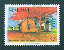 Malawi 1998 Tourist-Local Postal Cabin K7 Letter Pin