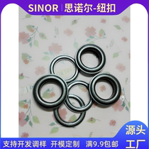 Factory direct sales 28MM edged round copper eyelet buckle shoe eyelet air eye button phoenix eye button hollow eyelet rivet