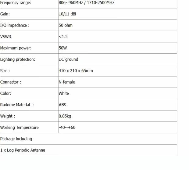 Усилитель для цифровой техники external log periodic antenna for signal booster周期对数天线 Tianluan