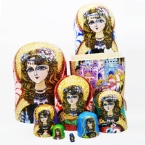 Foreign products are mostly imported Russian matryoshka 18-layer paint beauty formaldehyde-free toy small gift ornaments