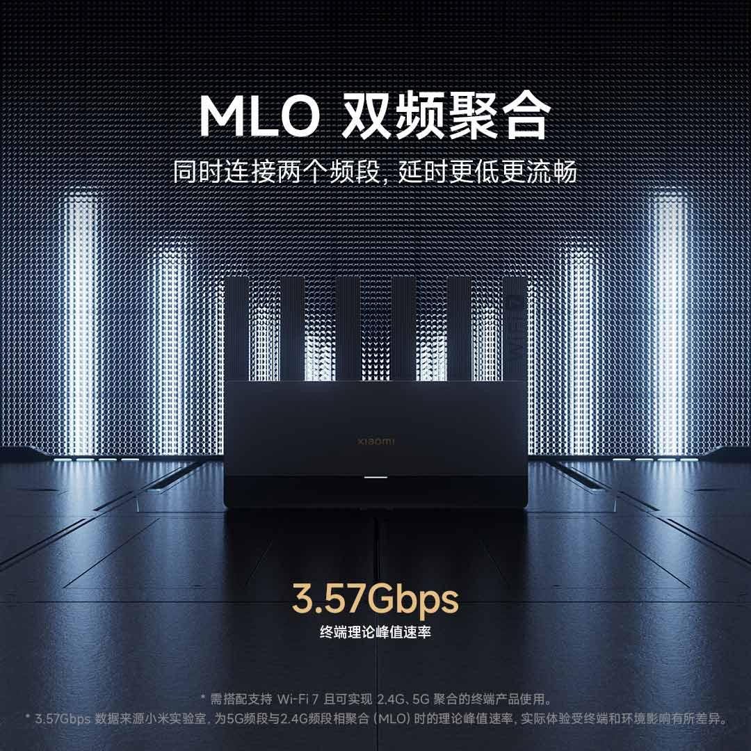 Xiaomi Router Be6500 Gigabit Port 5g Dual-Band Wireless Large Home Coverage through Walls and Throughout the House Wifi7