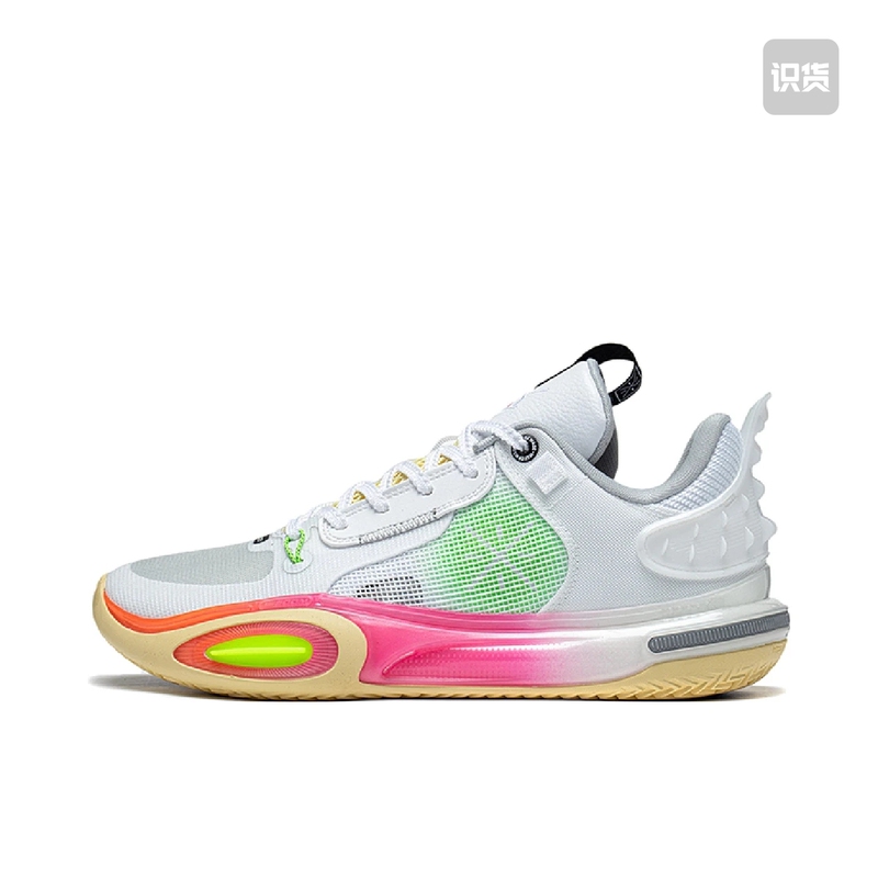 Lining Li Ning All City 11 Bloom Low-Top Basketball Shoes Men's White Pink Abat005-4 Guangdong 66 Warehouse Lining Li Ning All City 11 Bloom Low-Top Basketball Shoes Men's White Pink Abat005-4 Guangdong 66 Warehouse