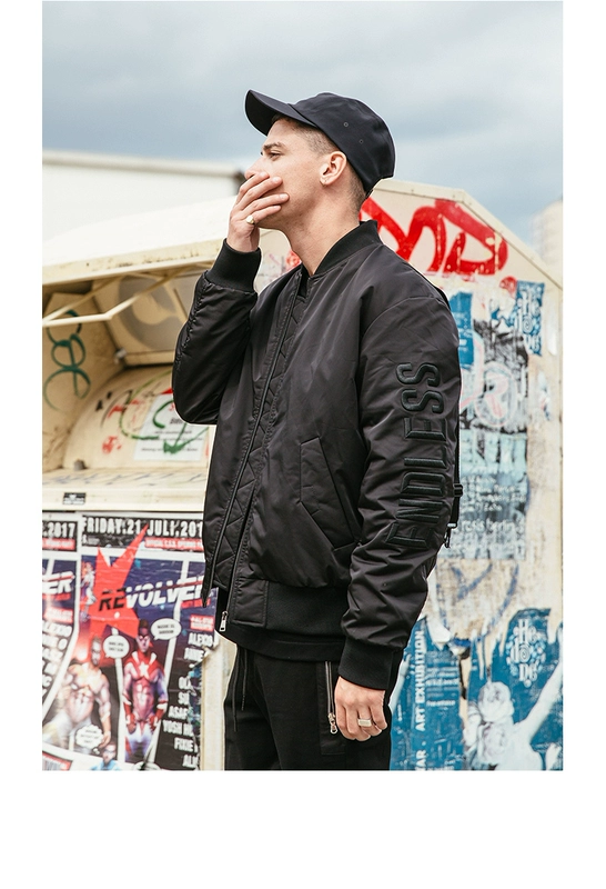 VIISHOW2017 cotton nam mùa thu và mùa đông quần áo mới vài bông quần áo nam hip hop bông nhỏ áo khoác bóng chày áo khoác áo khoác uniqlo