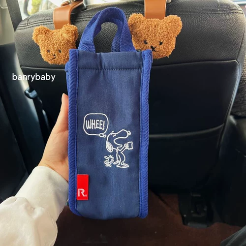 Японская мультяшная милая портативная сумка через плечо, с вышивкой