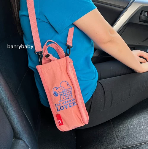 Японская мультяшная милая портативная сумка через плечо, с вышивкой