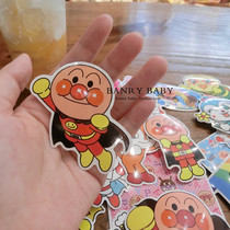 Anpanman Cartoon Waterproof Sticker Set Suitcase Sticker Suitcase Computer Sticker Decorative Car Sticker Wall
