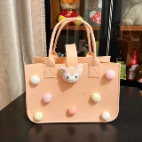 Милая мультяшная сумка, картхолдер для матери и ребенка, шоппер, подарок на день рождения