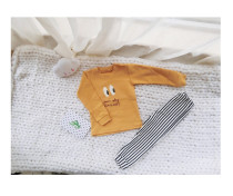 2019 autumn and winter mens and womens baby underwear set Korean childrens pajamas home clothes high waist warm autumn clothes autumn pants