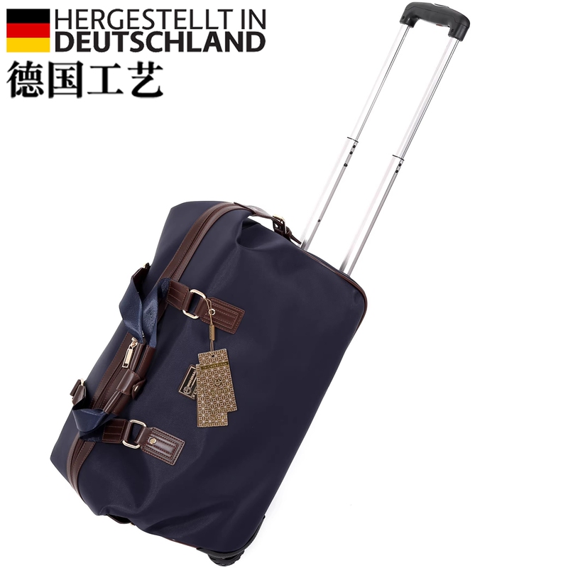 German Trolley Bag Foldable Travel Bag for Women and Men, Oxford Cloth Lightweight Short-Distance Large-Capacity Carry-On Luggage Bag German Trolley Bag Foldable Travel Bag for Women and Men, Oxford Cloth Lightweight Short-Distance Large-Capacity Carry-On Luggage Bag