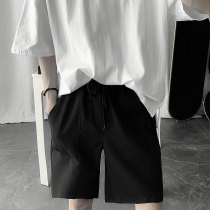 Mr. Short black casual shorts mens ins tooling pants summer trend loose sports five-point pants
