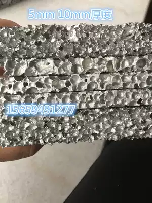 Jiechen factory hot new salt particles silencer half open half closed foam aluminum sheet 10mm does not burn heat resistance