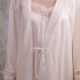 RoseTree suspender nightgown ສອງສິ້ນຊຸດ ins style high-end French ice silk pajamas ຊຸດເຈົ້າສາວຂອງແມ່ຍິງ